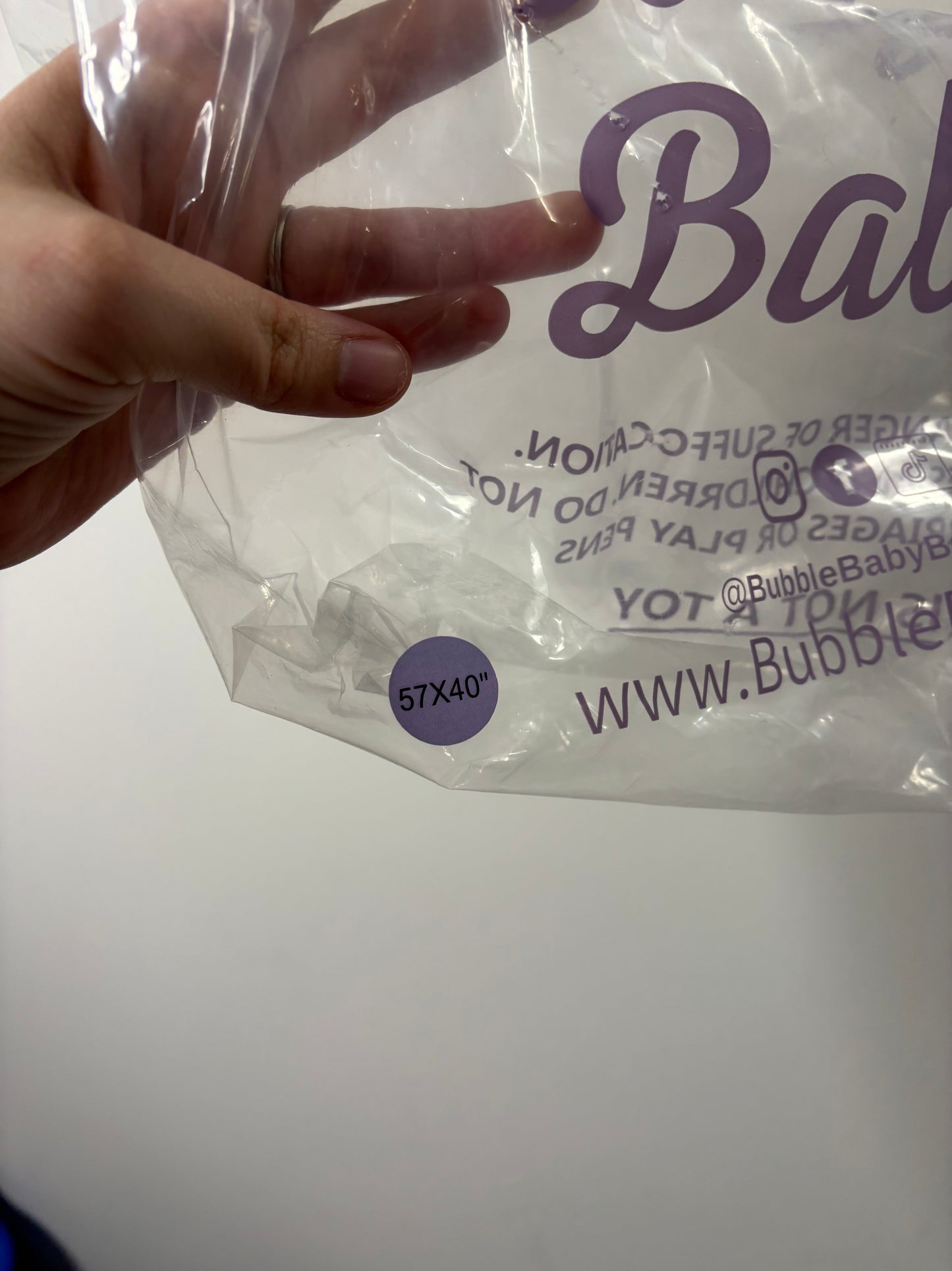 NEW! Bubble Baby Bamboo Lavender Toddler Blanket