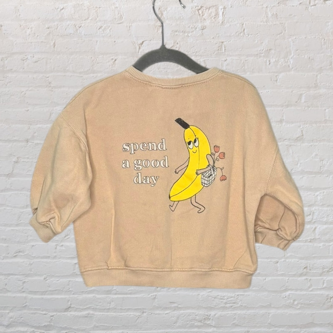 Zara Shopping Banana Sweatshirt (18-24)*