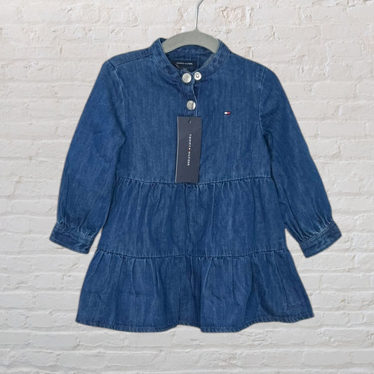 Tommy Hilfiger Tiered Denim Dress (24M)