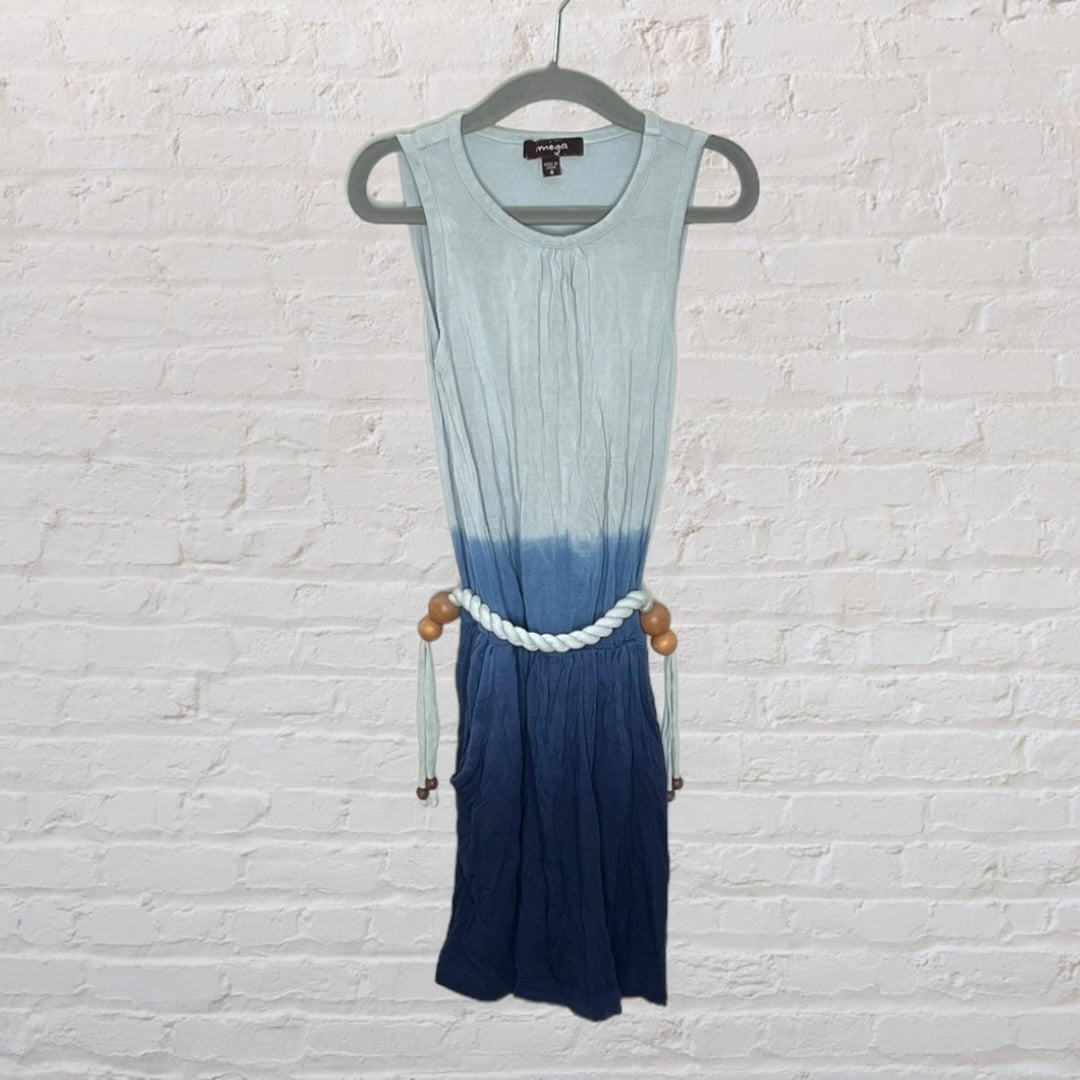 Imoga Slouchy Belted Ombre Dress (4T)