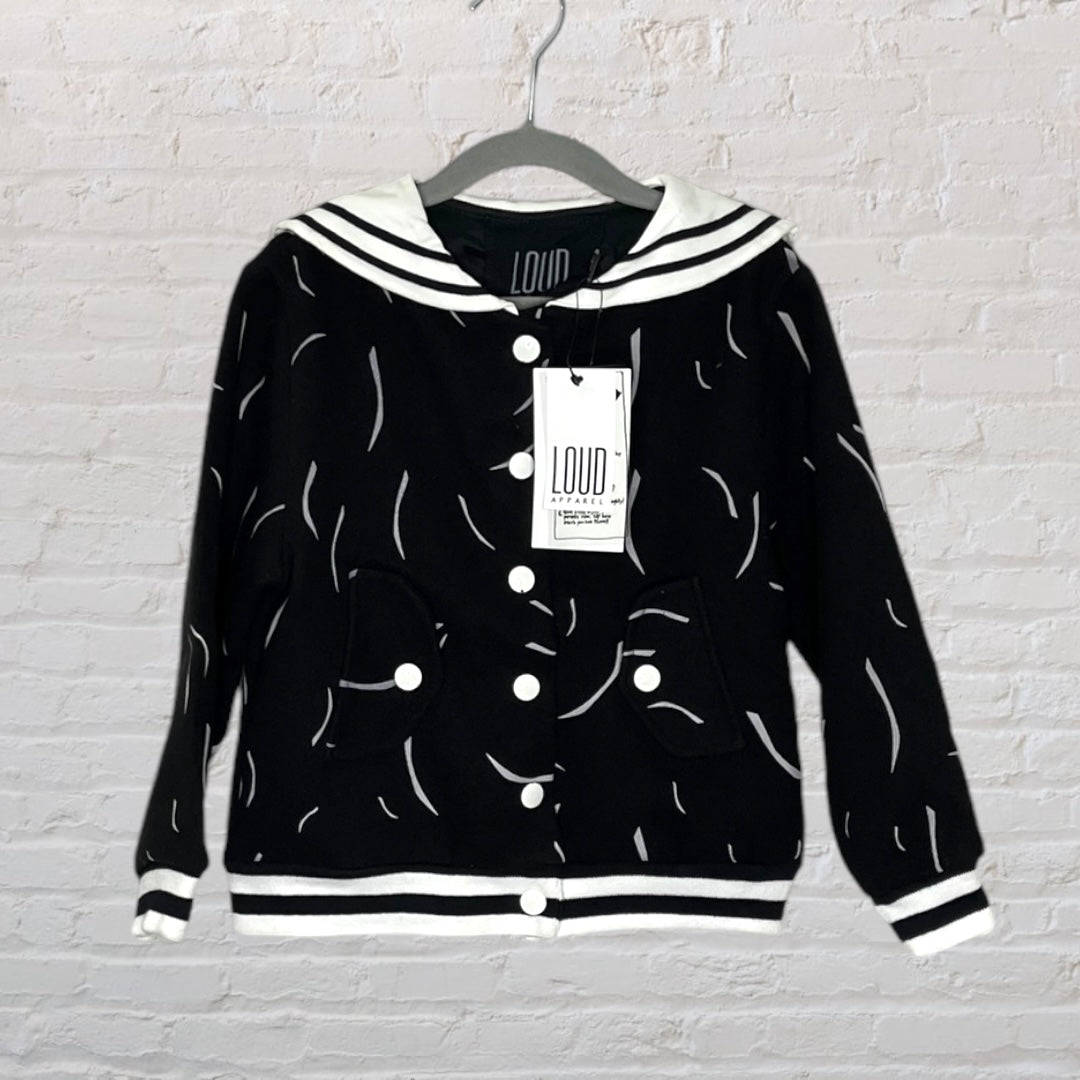 NEW! Loud Apparel 'Hoo-Ha!' Back Bib Shacket (4T)