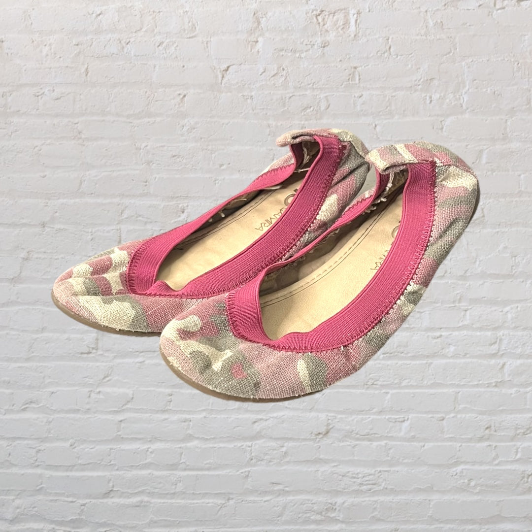 Yosi Samra Camo Ballet Flats (13C)
