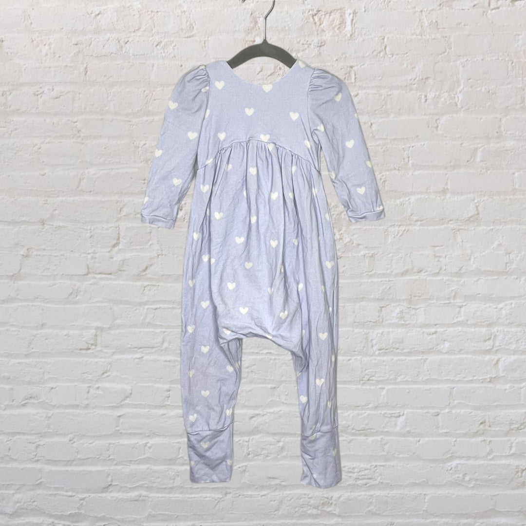 Bella's Babes + Co Stretchy Heart Romper (2T)