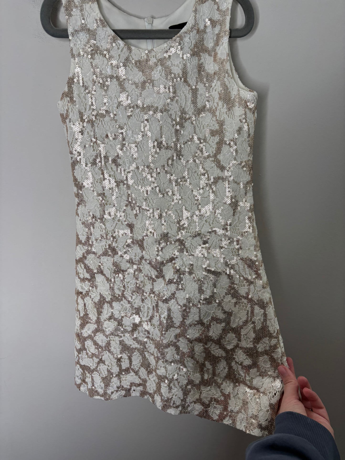 Laundry by Shelli Segal Lace Sequin Party Dress (7)