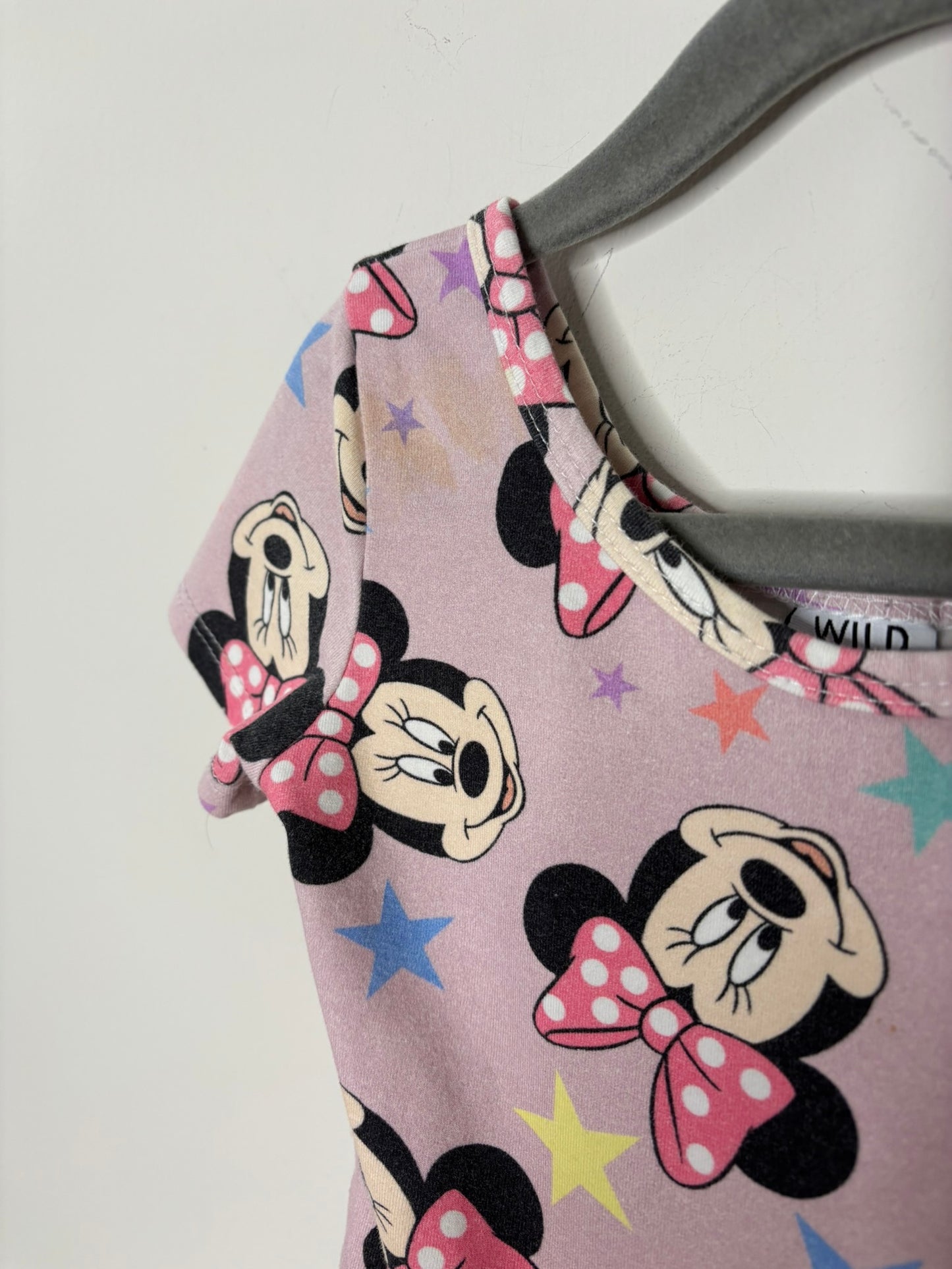 Wild Rich Kids Minnie Mouse Skirted Romper (4T)*