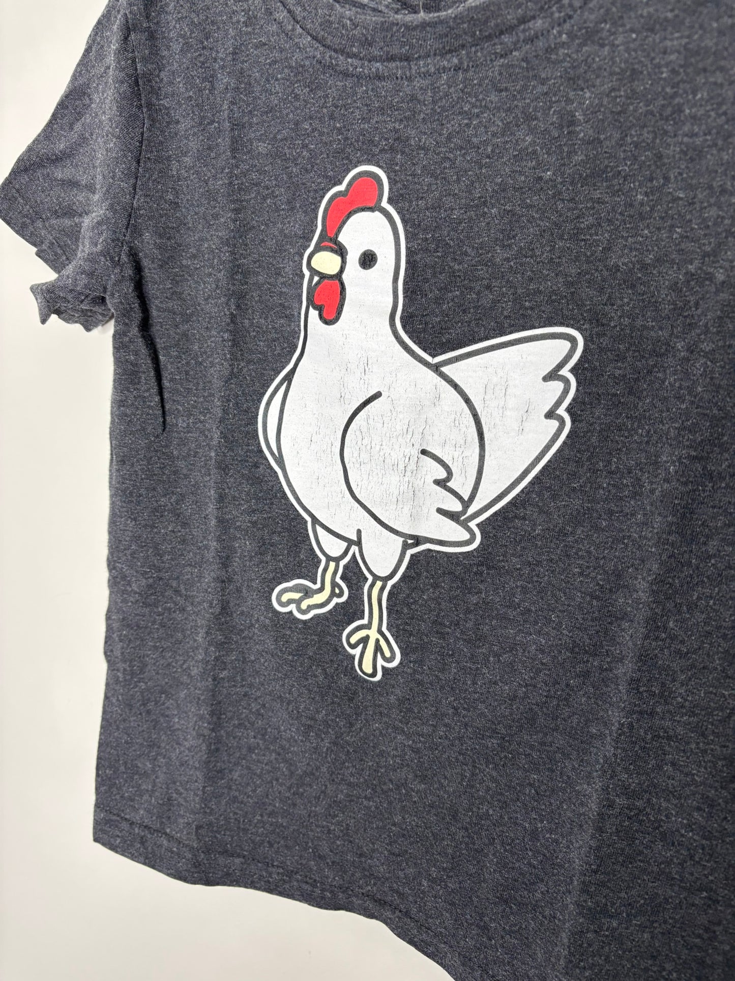 Whistle & Flute Bamboo Blend Kawaii Chicken T-Shirt (5-6)