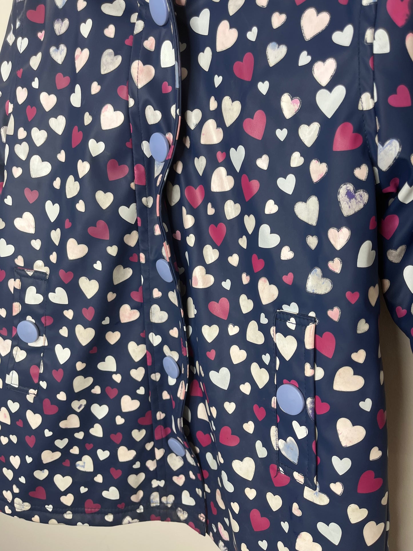 Hatley Teddy Fleece Lined Colour-Changing Raincoat (4T)