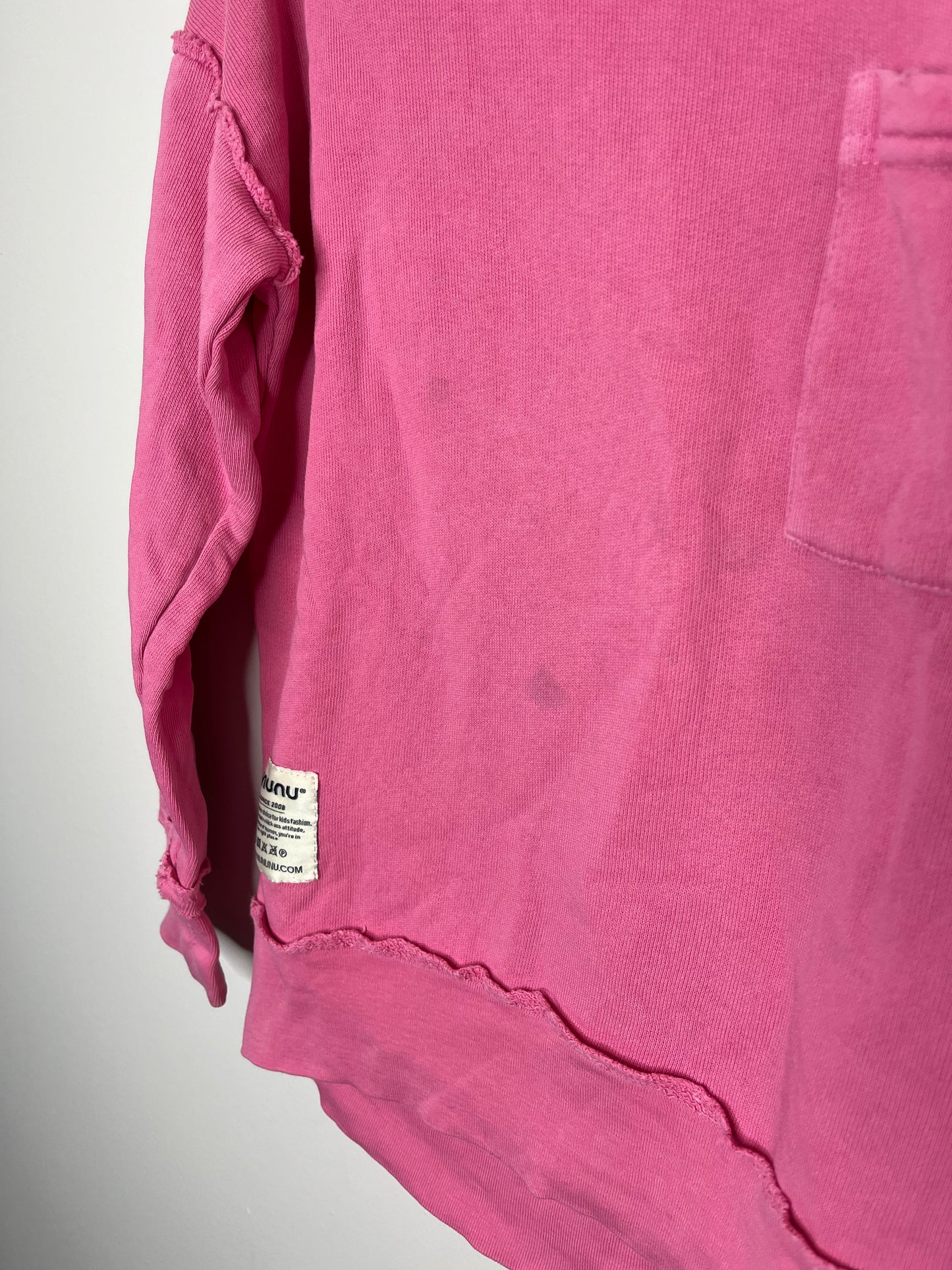 Nununu Distressed Skull Patch Sweater (4-5)