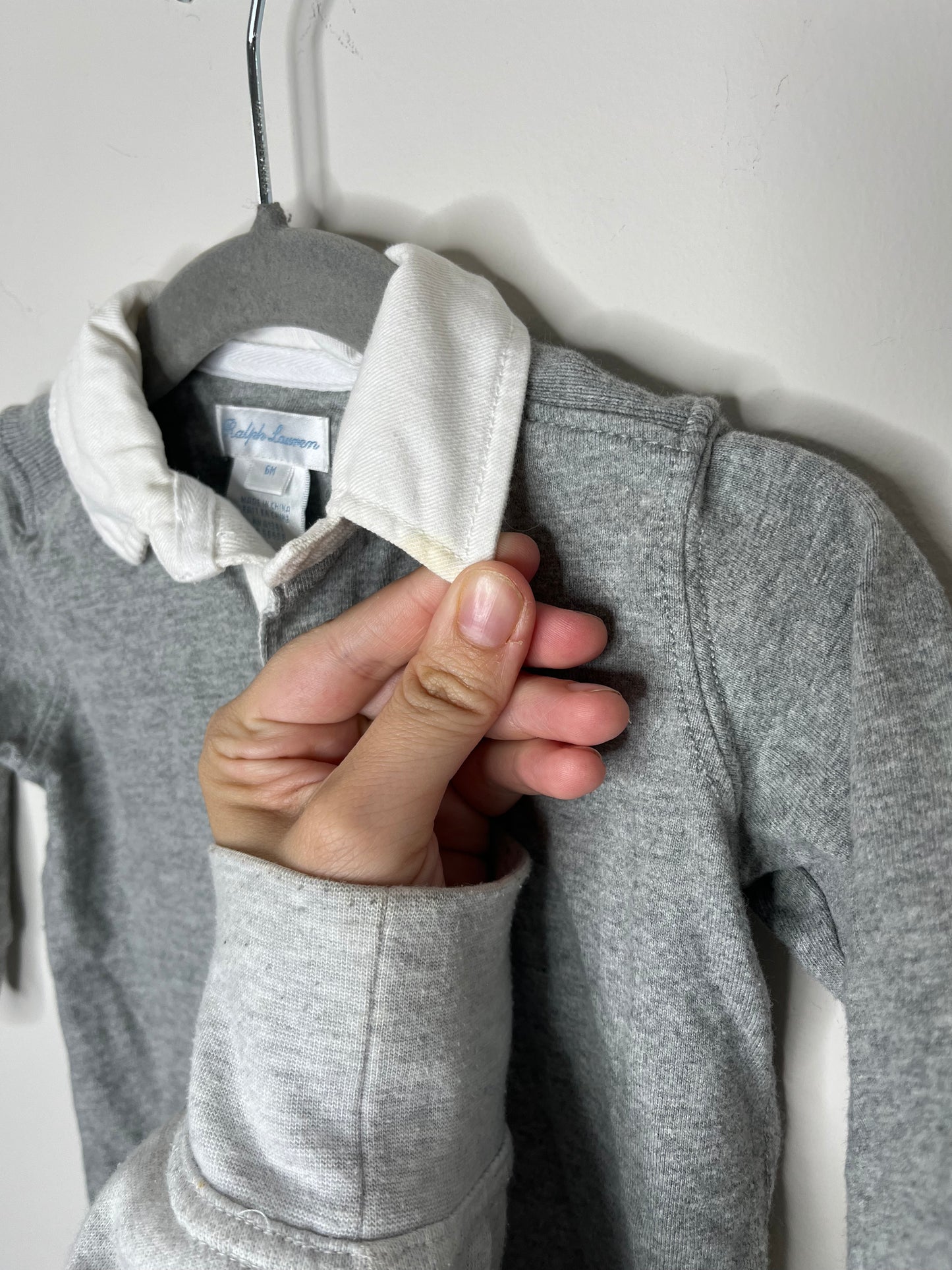 Ralph Lauren Polo Romper (6M)