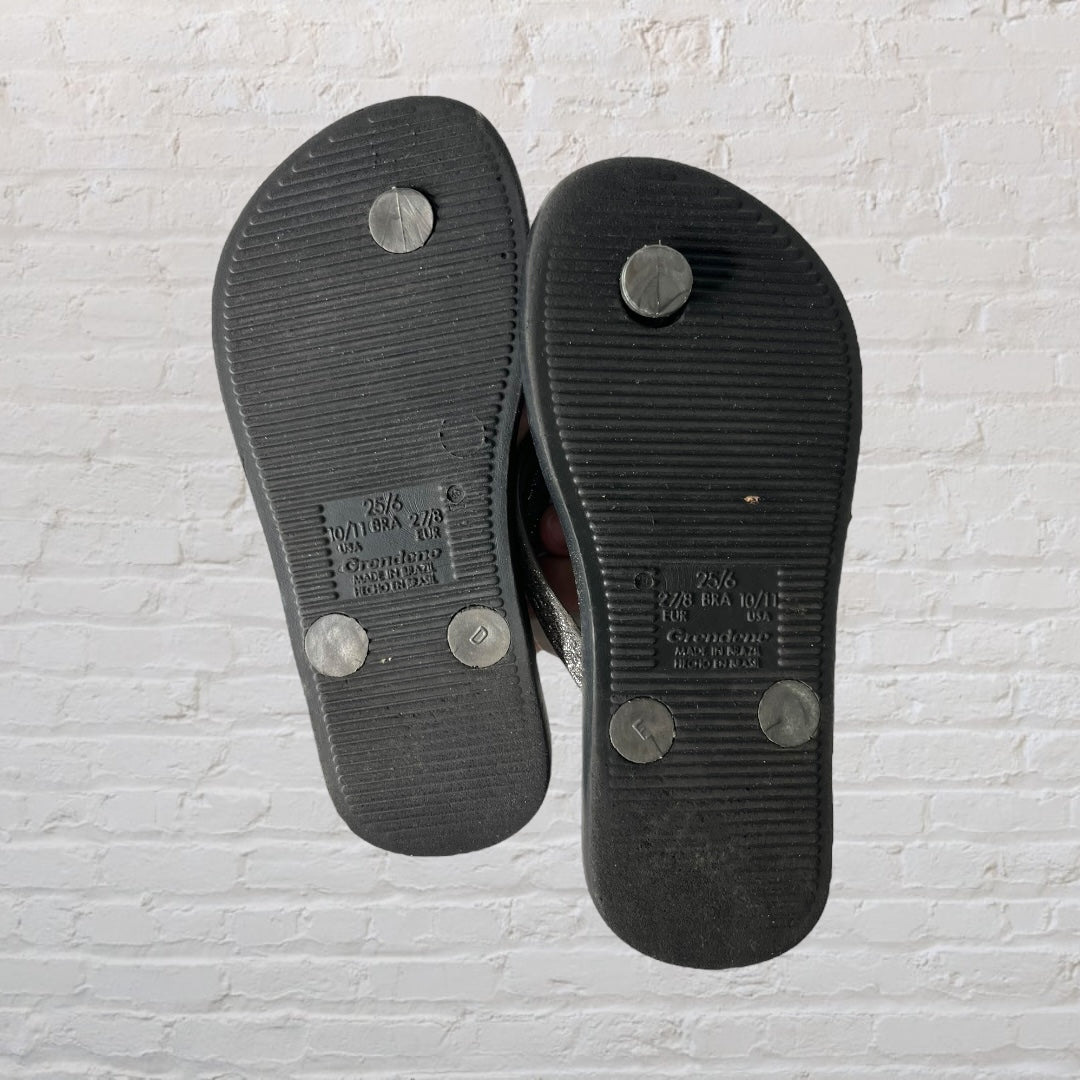 Ipanema Glitter Bow Flip Flops (11C)