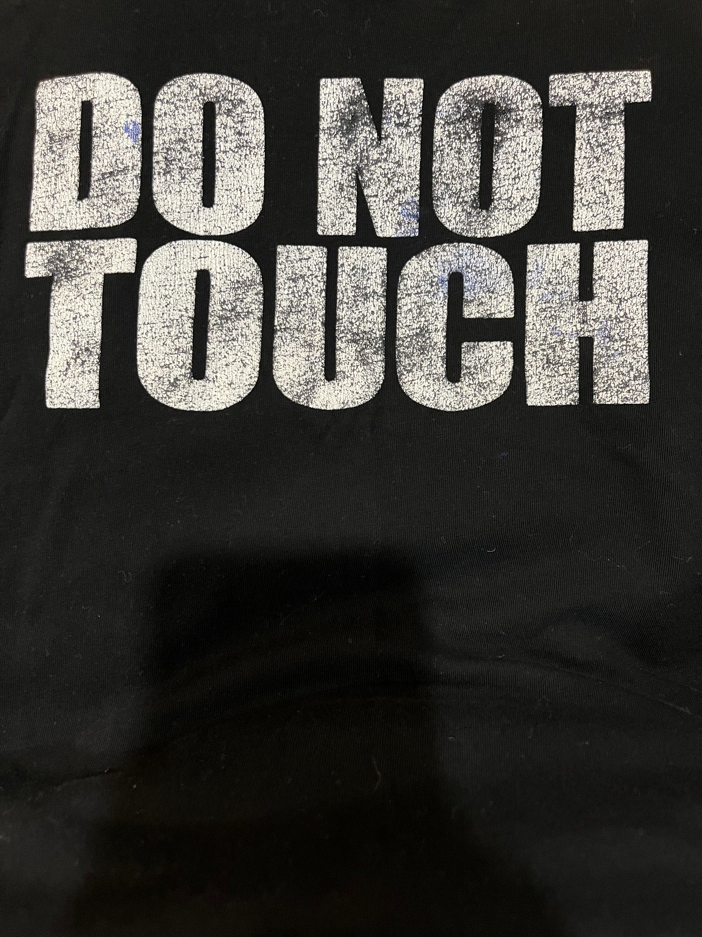 Nununu 'Do Not Touch' Distressed T-Shirt (3T)