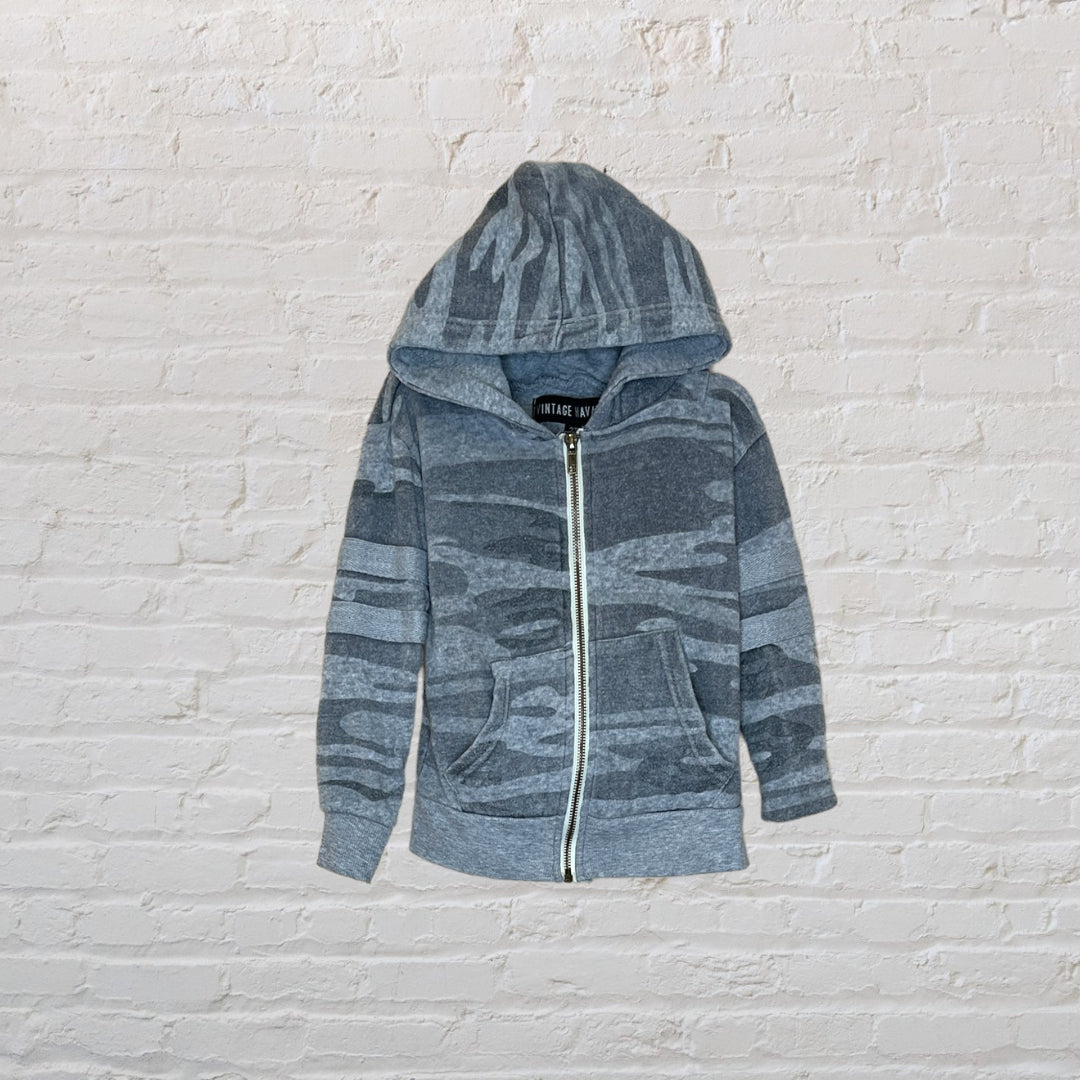 vintage havana zip up hoodie