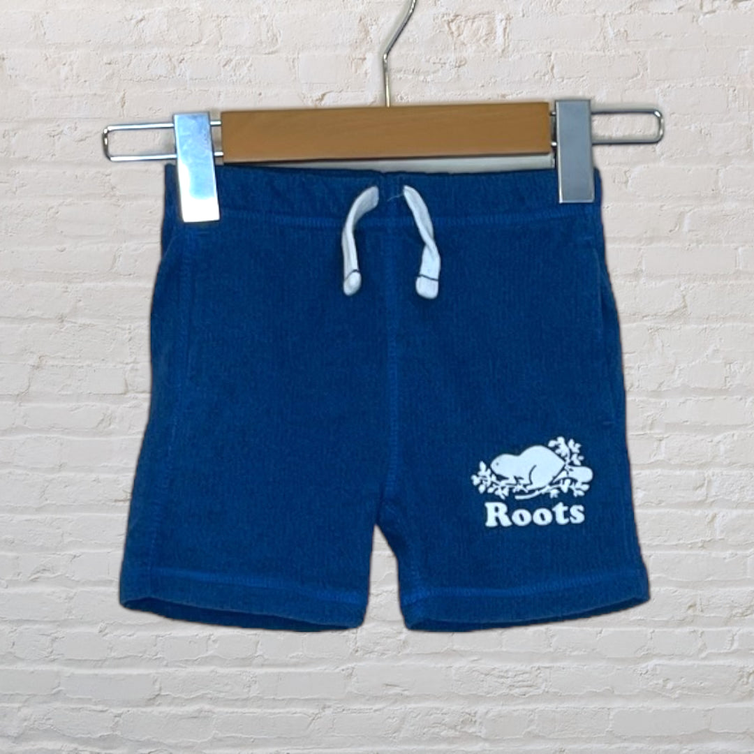Roots Logo Sweat Shorts (4T)