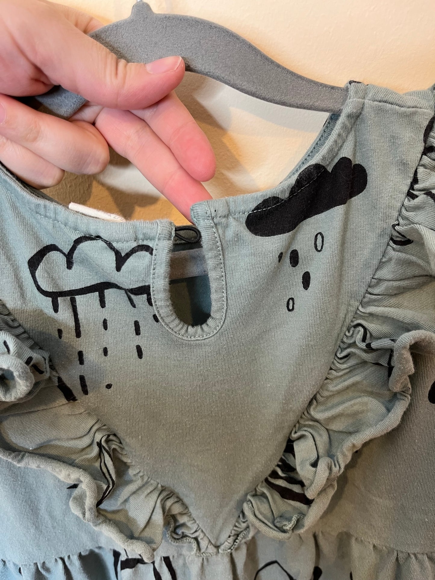 Turtledove London Raincloud Ruffle Dress (6-7)
