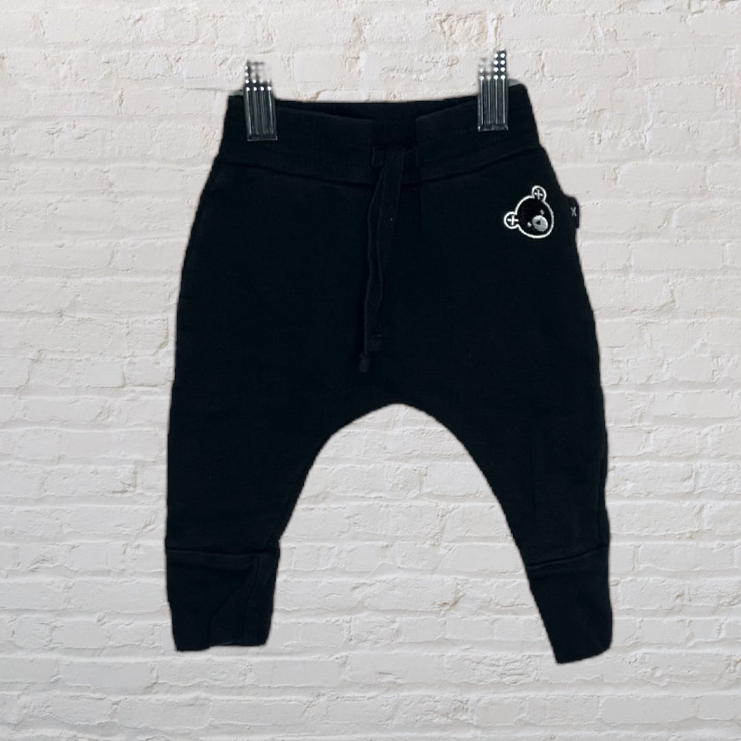 Huxbaby Bear Patch Harem Joggers (0-3)
