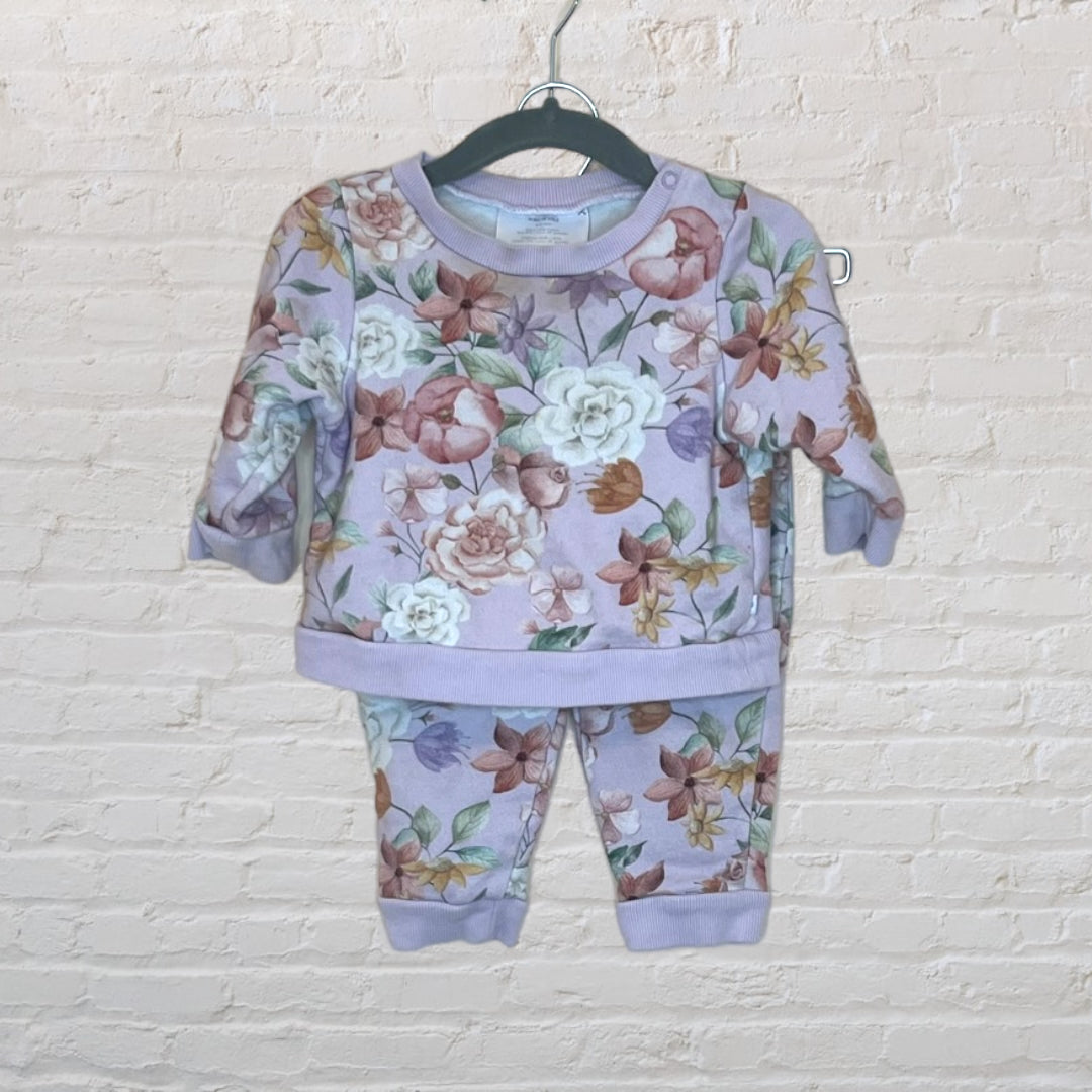 Posh Peanut Floral Sweatsuit (6-12)