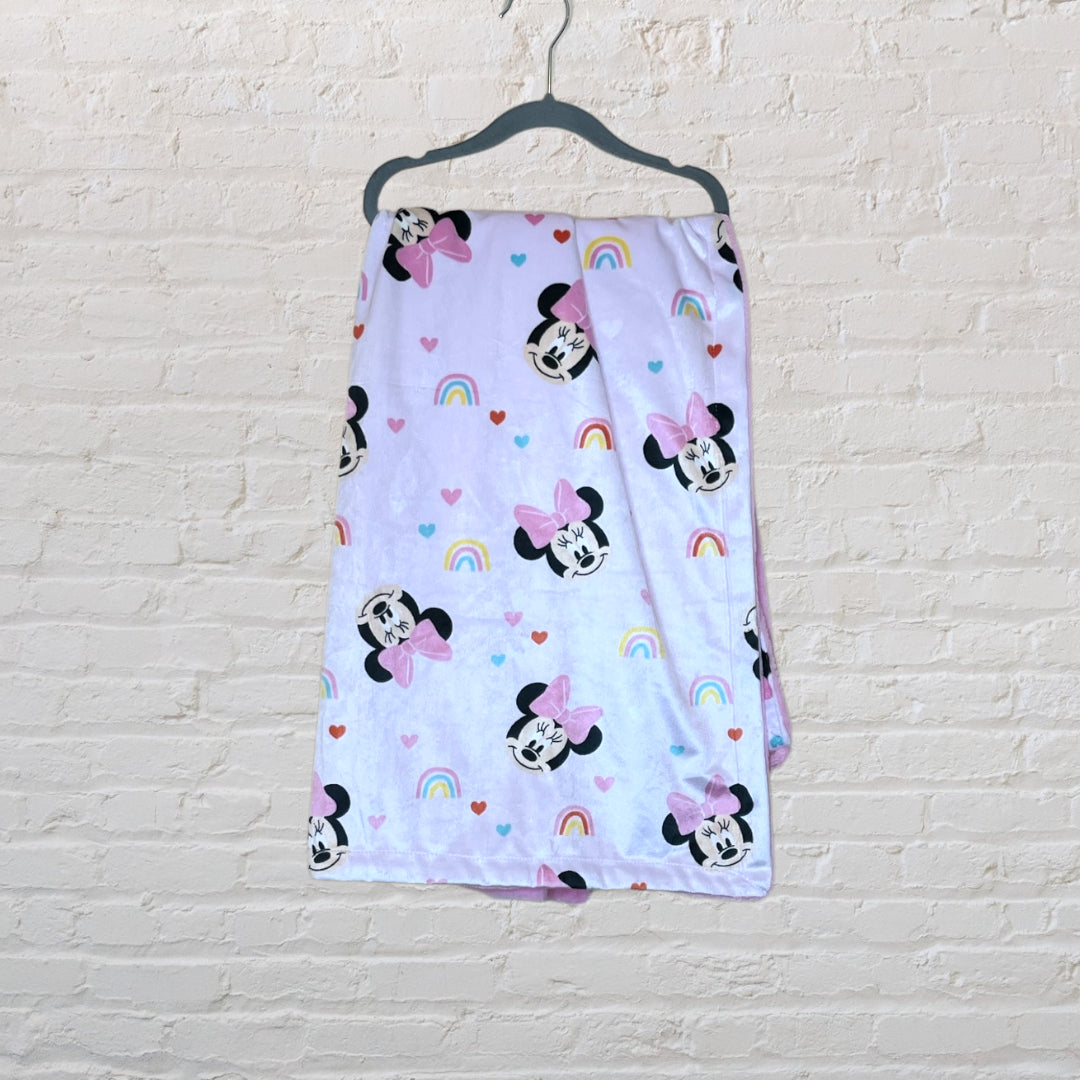 Plush Minnie Mouse Blanket -