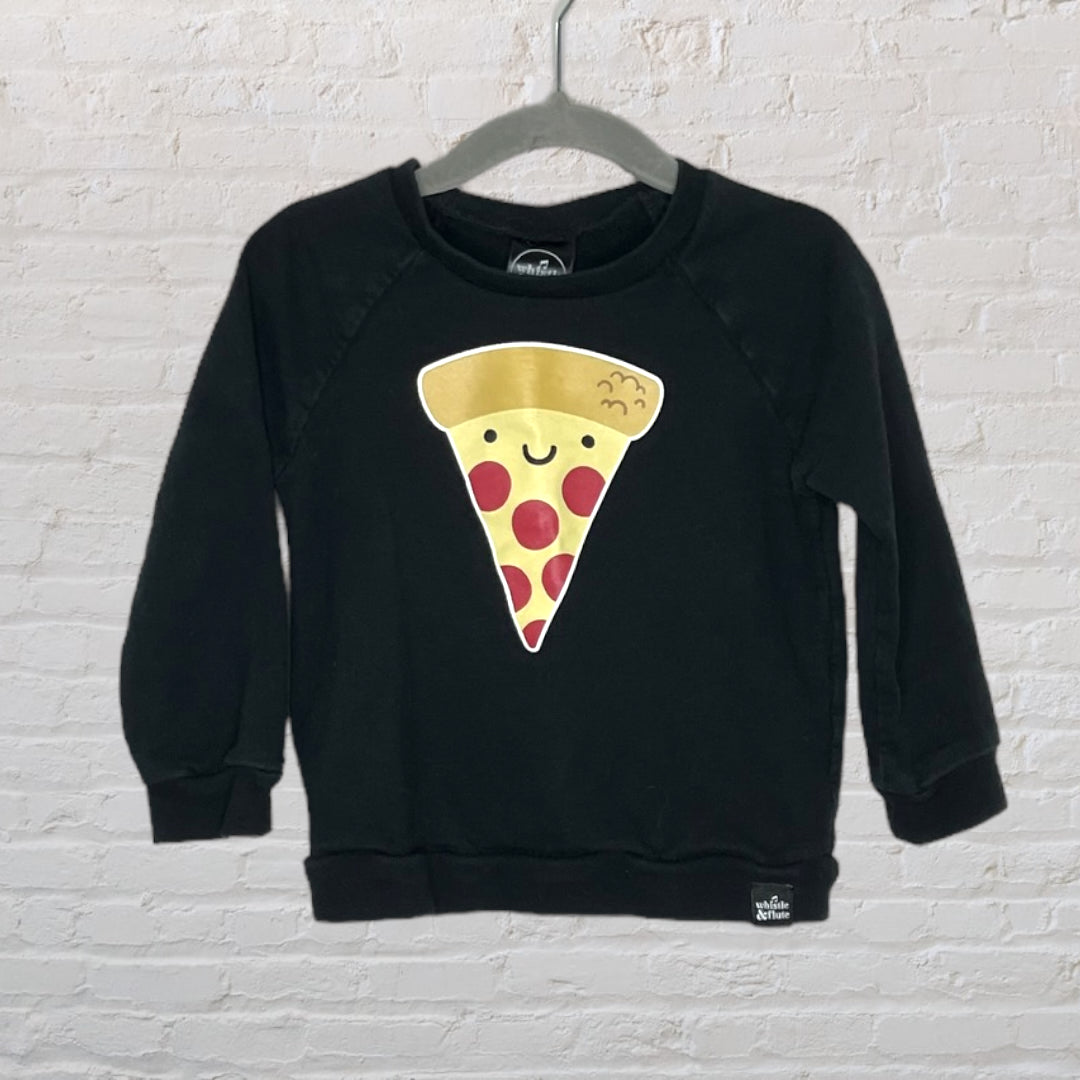 Whistle & Flute Kawaii Pizza Sweater (18-24)