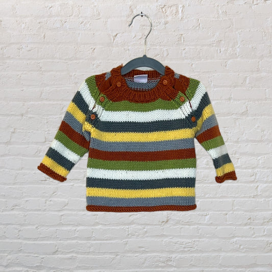 Striped Chunky Knit Sweater - 6-12