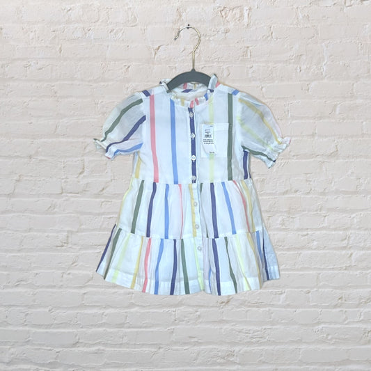 Gap Striped Tiered Dress (12-18)