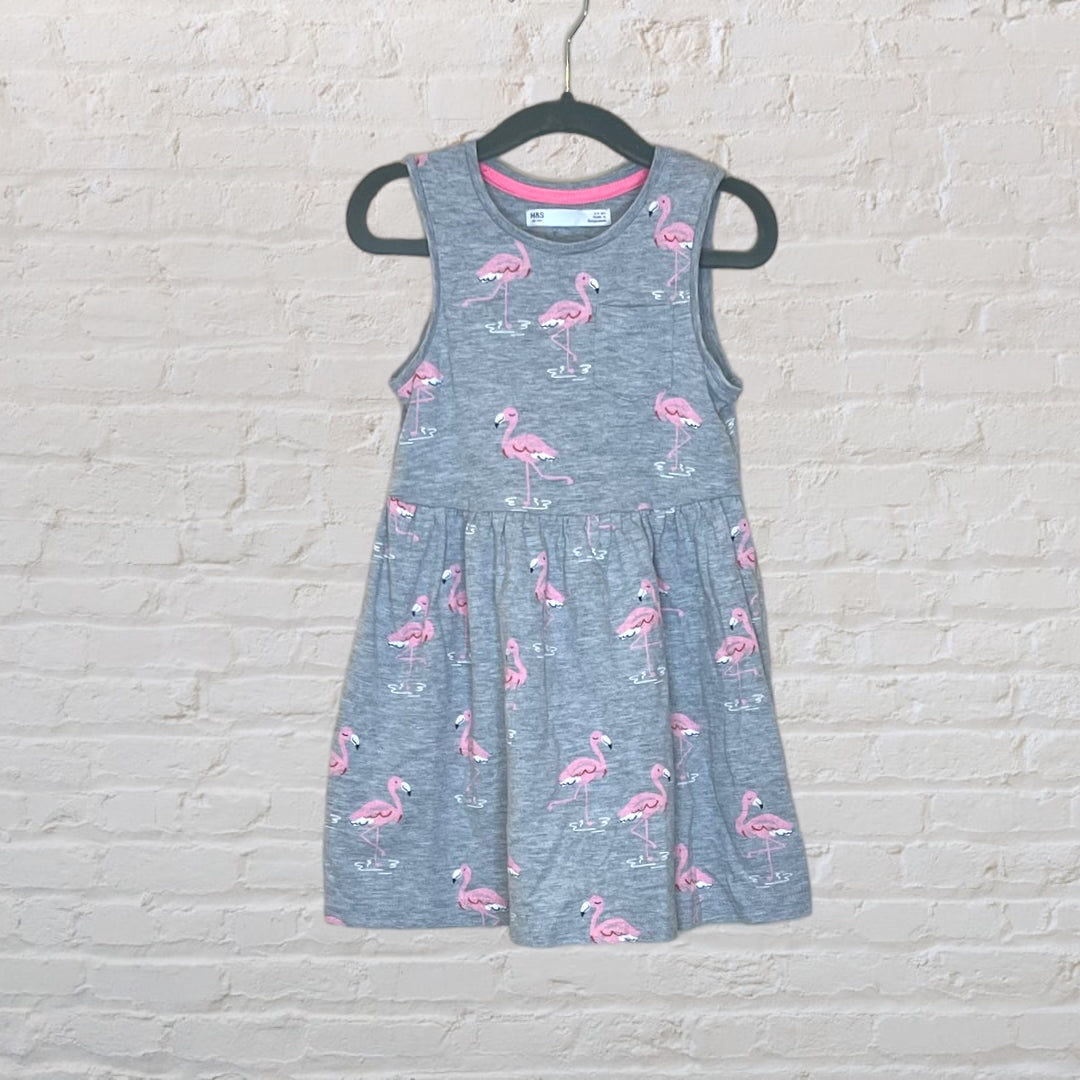 Marks & Spencer Flamingo Jersey Dress (3T)