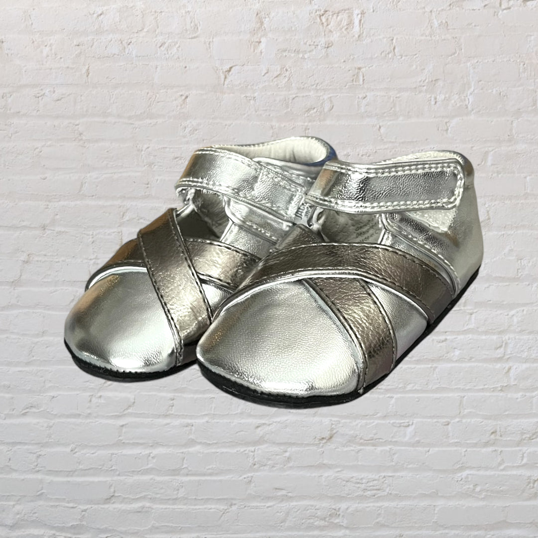 Jack & Lily Matallic Booties (12-18)