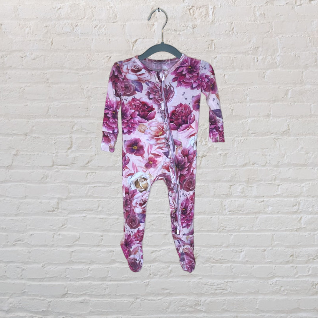 Posh Peanut Bamboo 'Amira' Ruffle Sleeper - 6-9