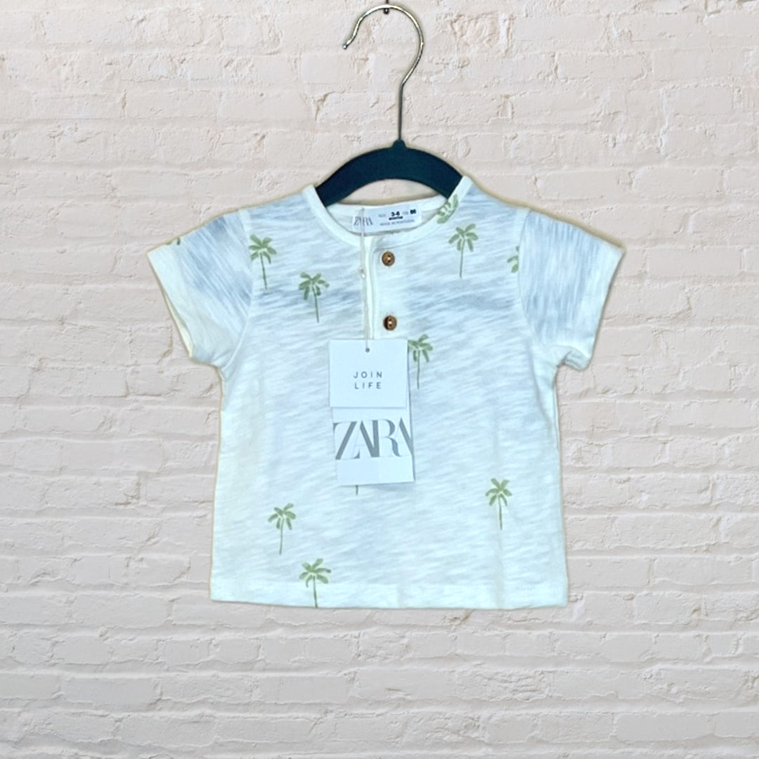 Zara Palm Tree T-Shirt - 3-6