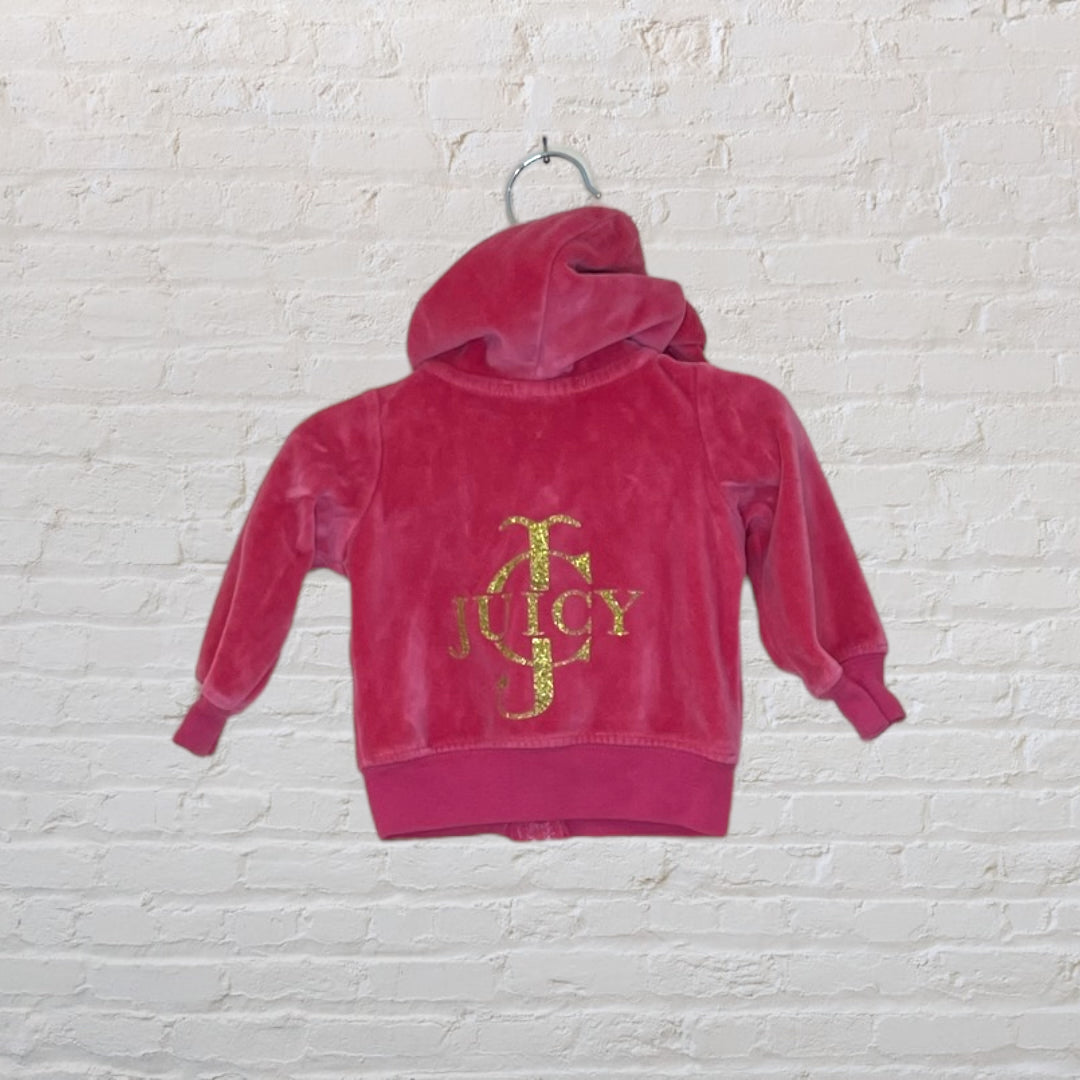 Juicy Classic Velour Hoodie Set (3-6)