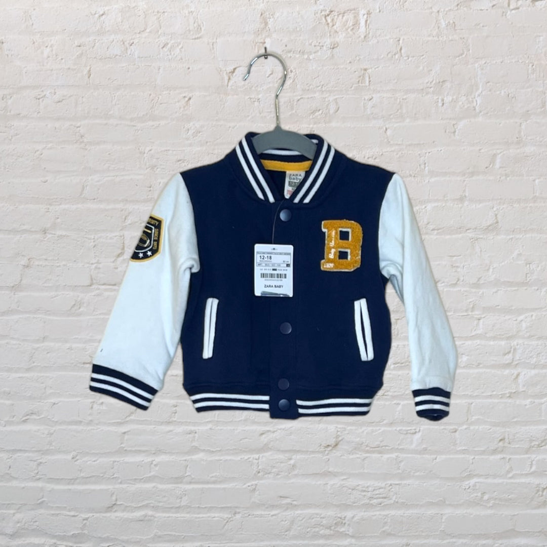 Zara 'B' Letterman Shacket - 12-18