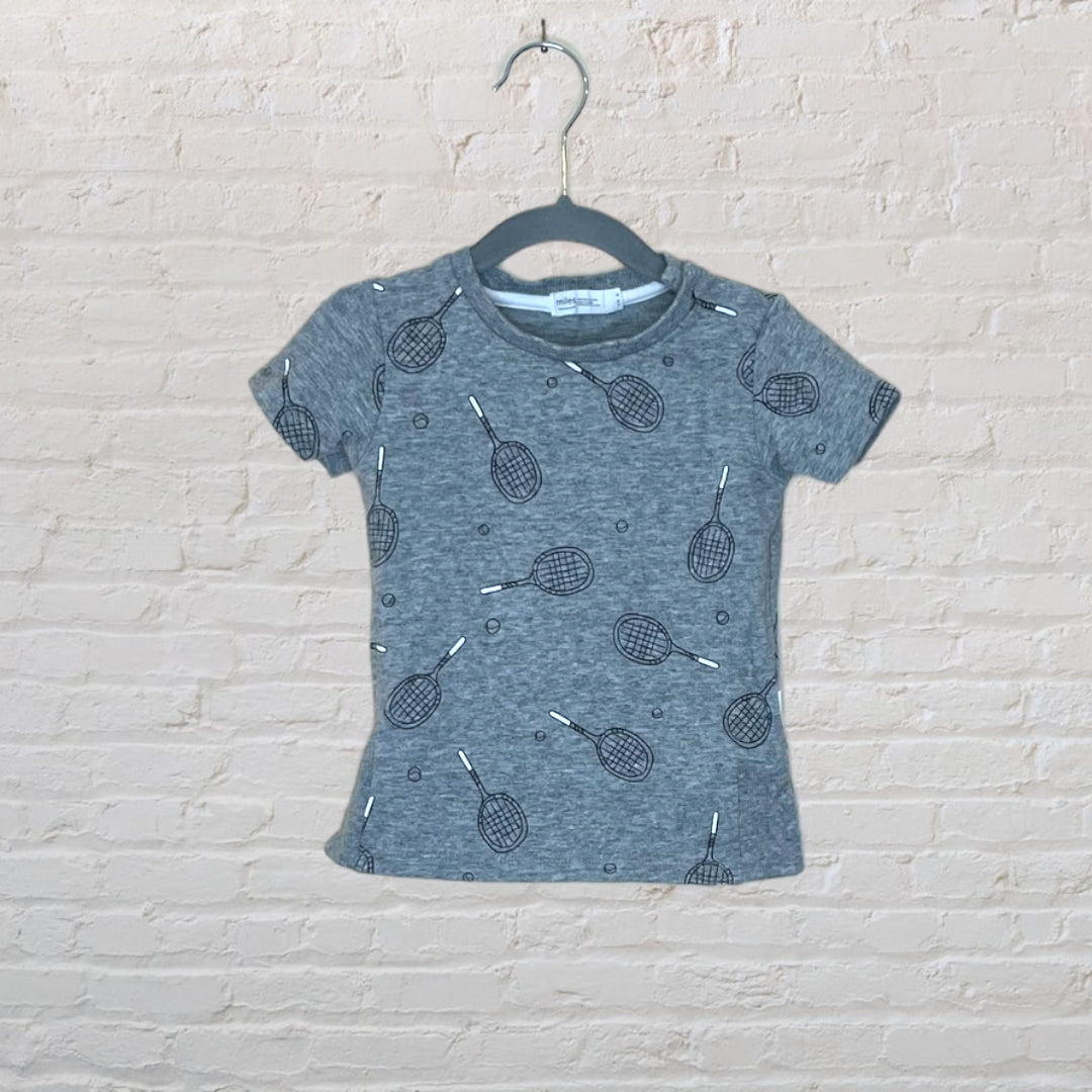 Miles Tennis Racket T-SHirt - 18M