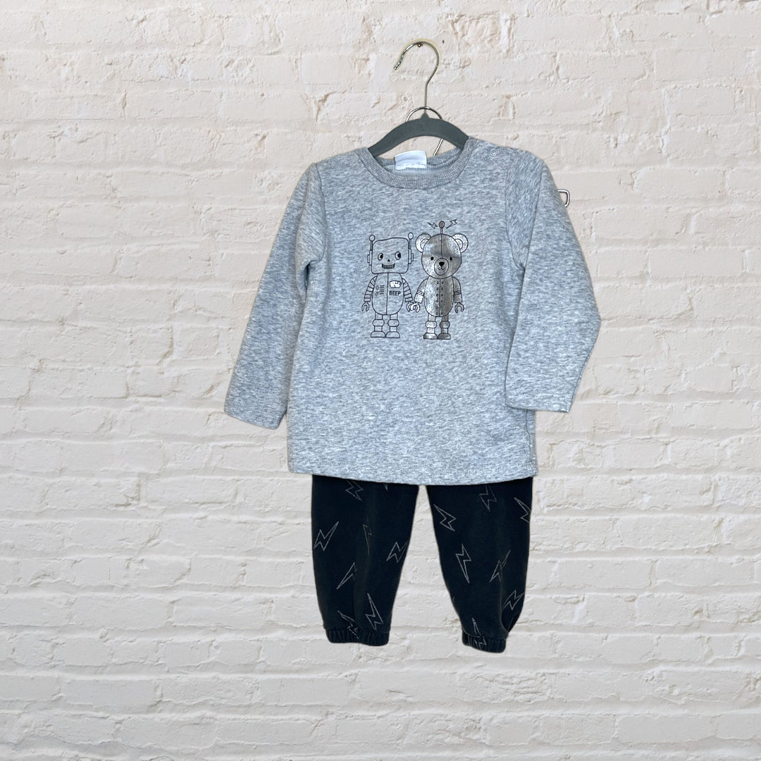 Sterling Baby Two-Piece Robot Set (18-24)