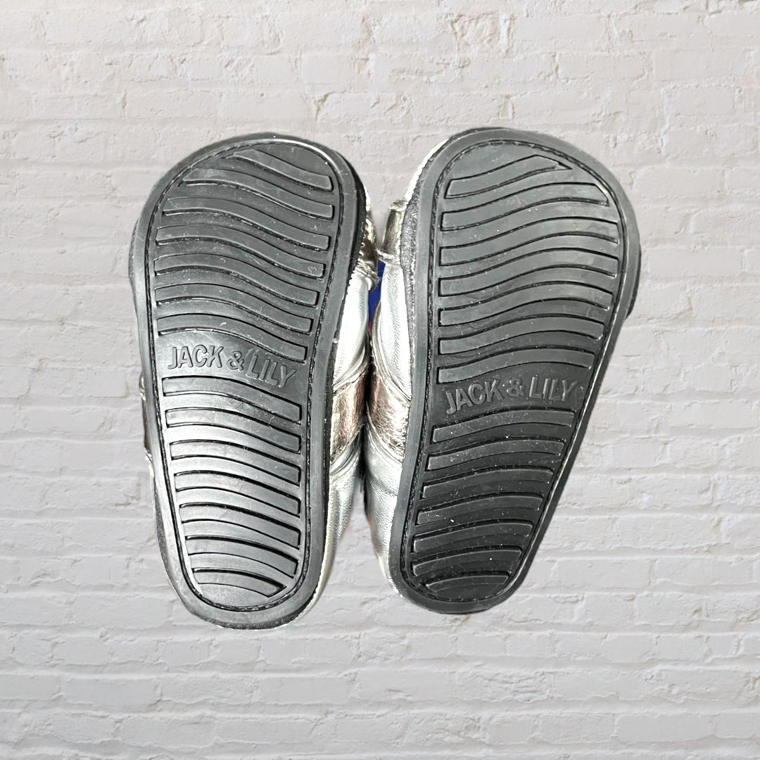 Jack & Lily Matallic Booties (12-18)