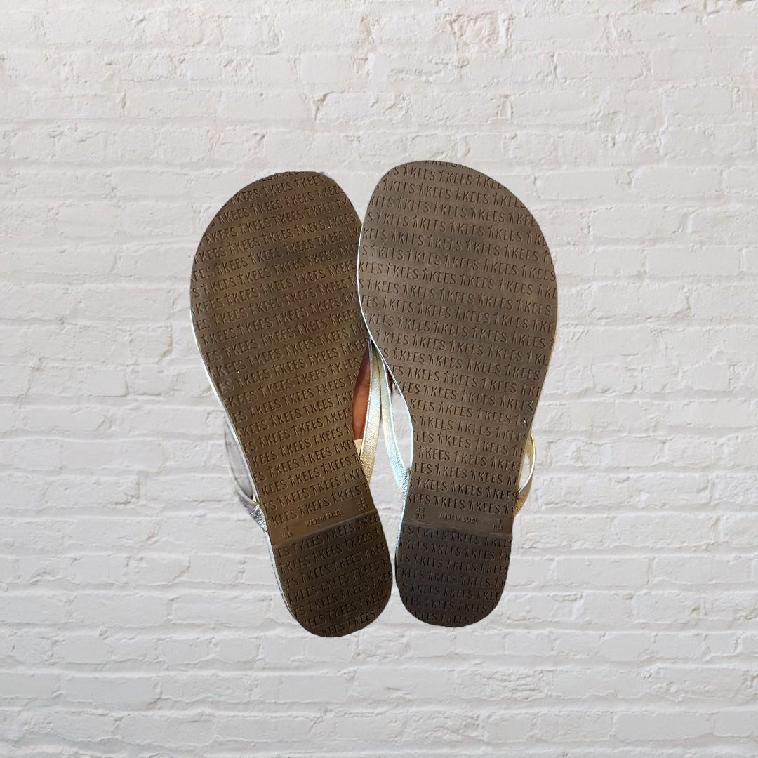 Tkees Brazilian Leather Flip-Flops (1Y)