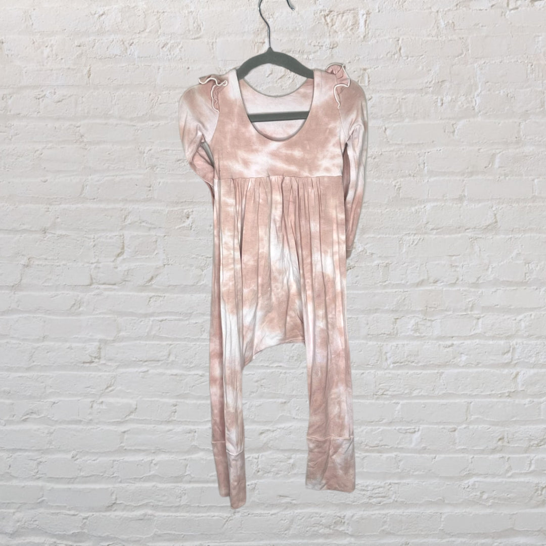 Bella's Babes + Co. Tie-Dye Harem Ruffle Romper (18-24)