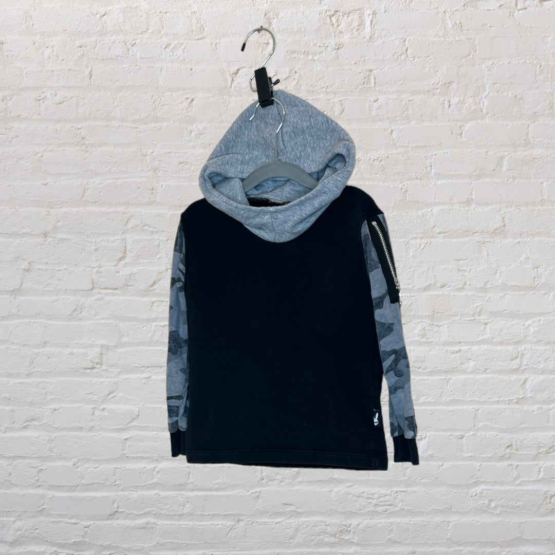 Tulibert Camo Sleeve Hoodie - 4T
