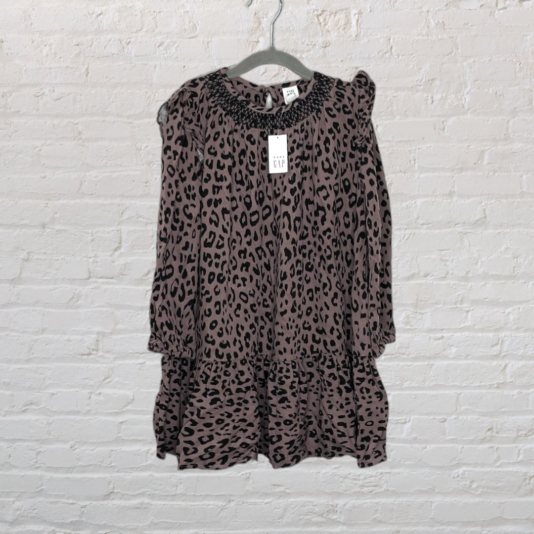 Gap Leopard Print Peplum Dress (5T)
