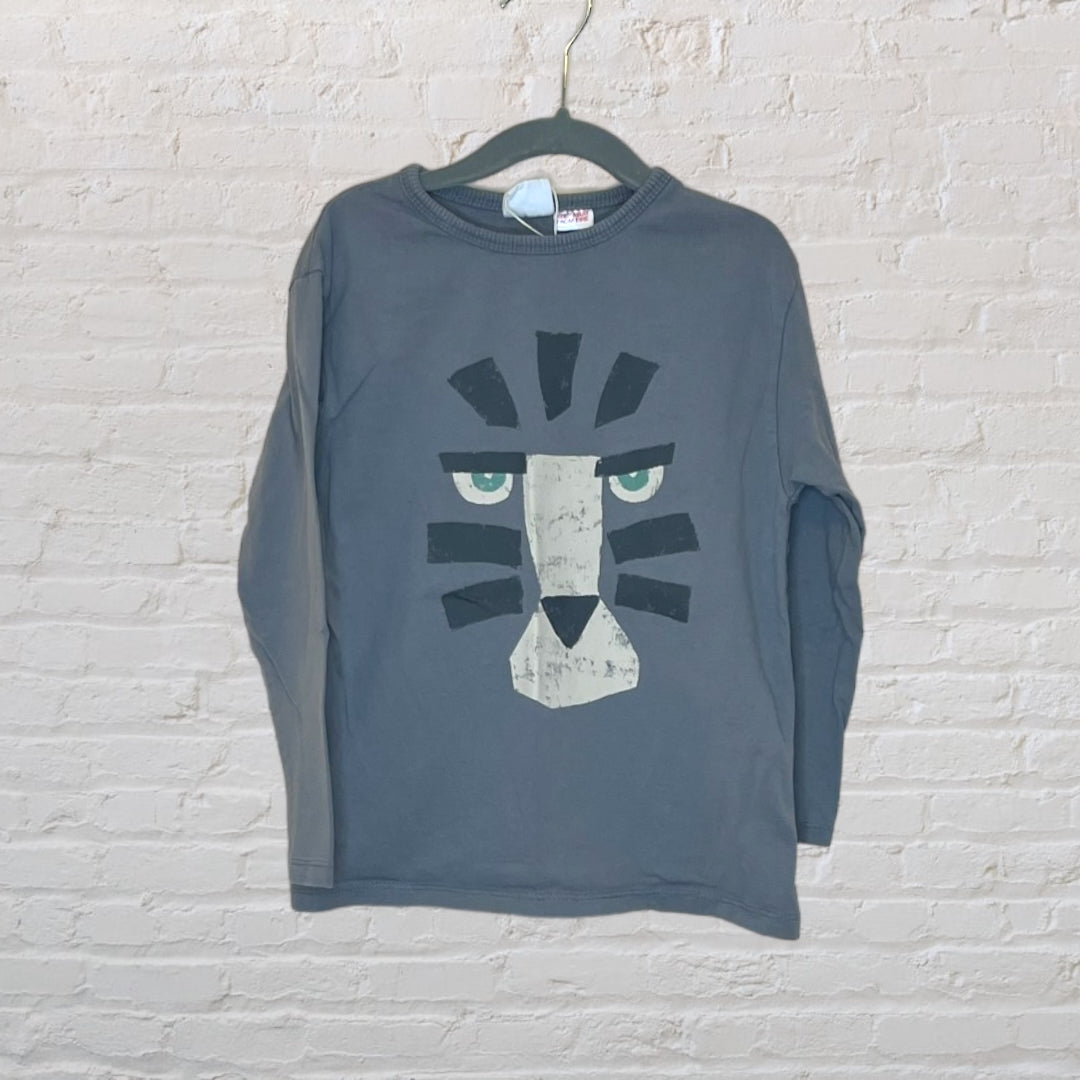 Zara Lion Face Long-Sleeve (4-5)