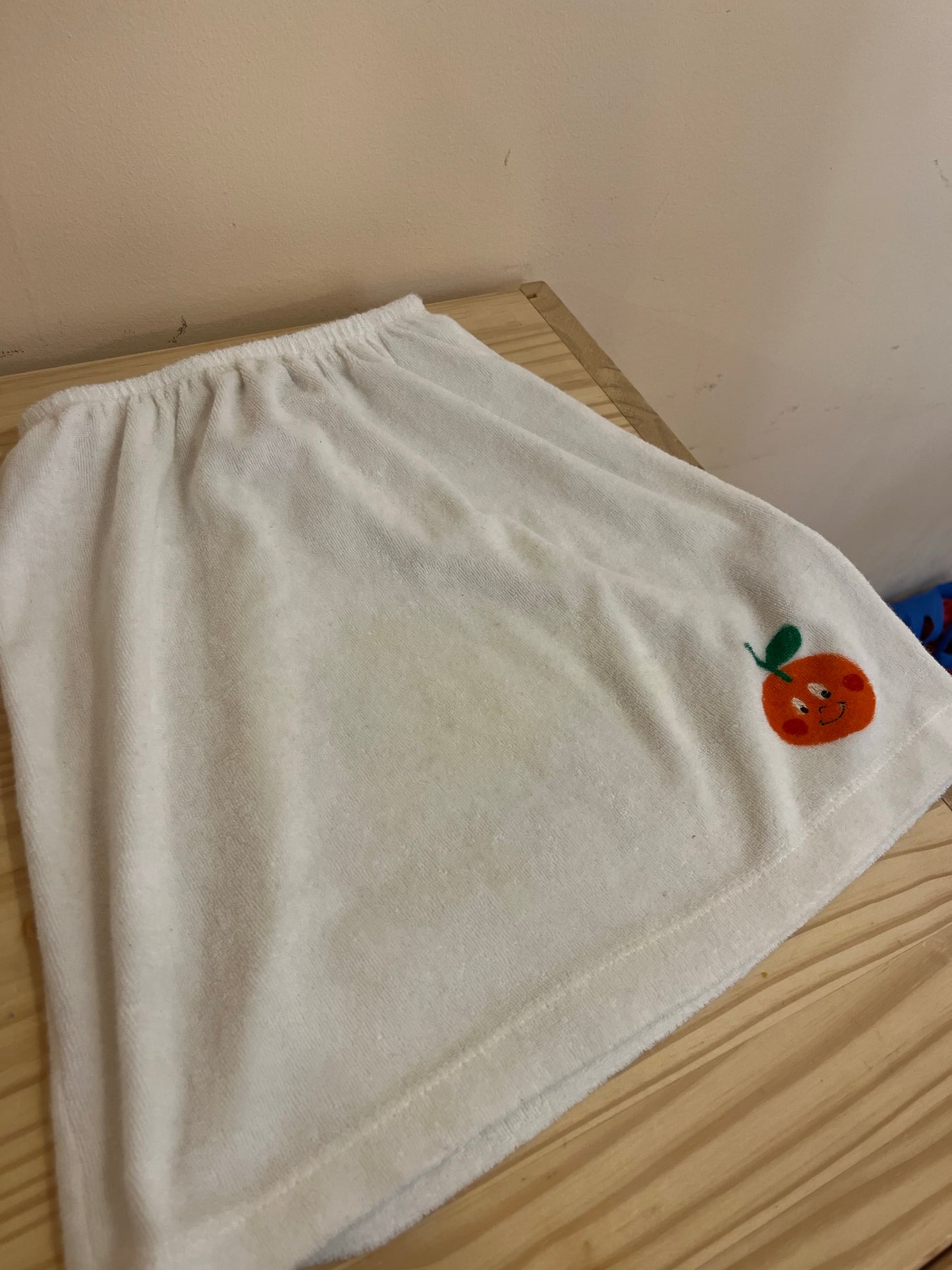 The Animals Observatory Happy Orange Terry Knee-Length Skirt (4T)