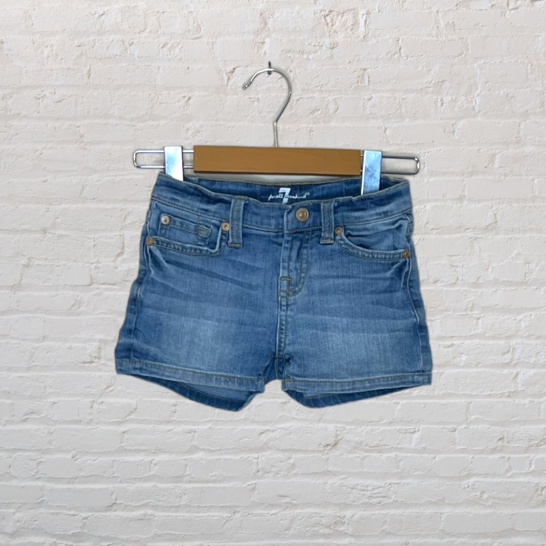 7 For All Mankind Basic Denim Shorts - 6