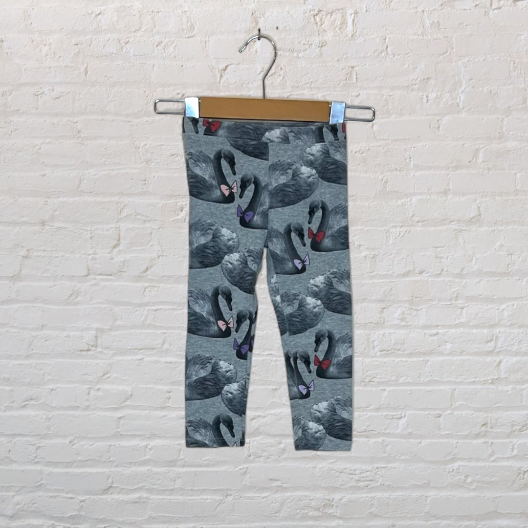 Gap Bowtie Swan Leggings - 3T