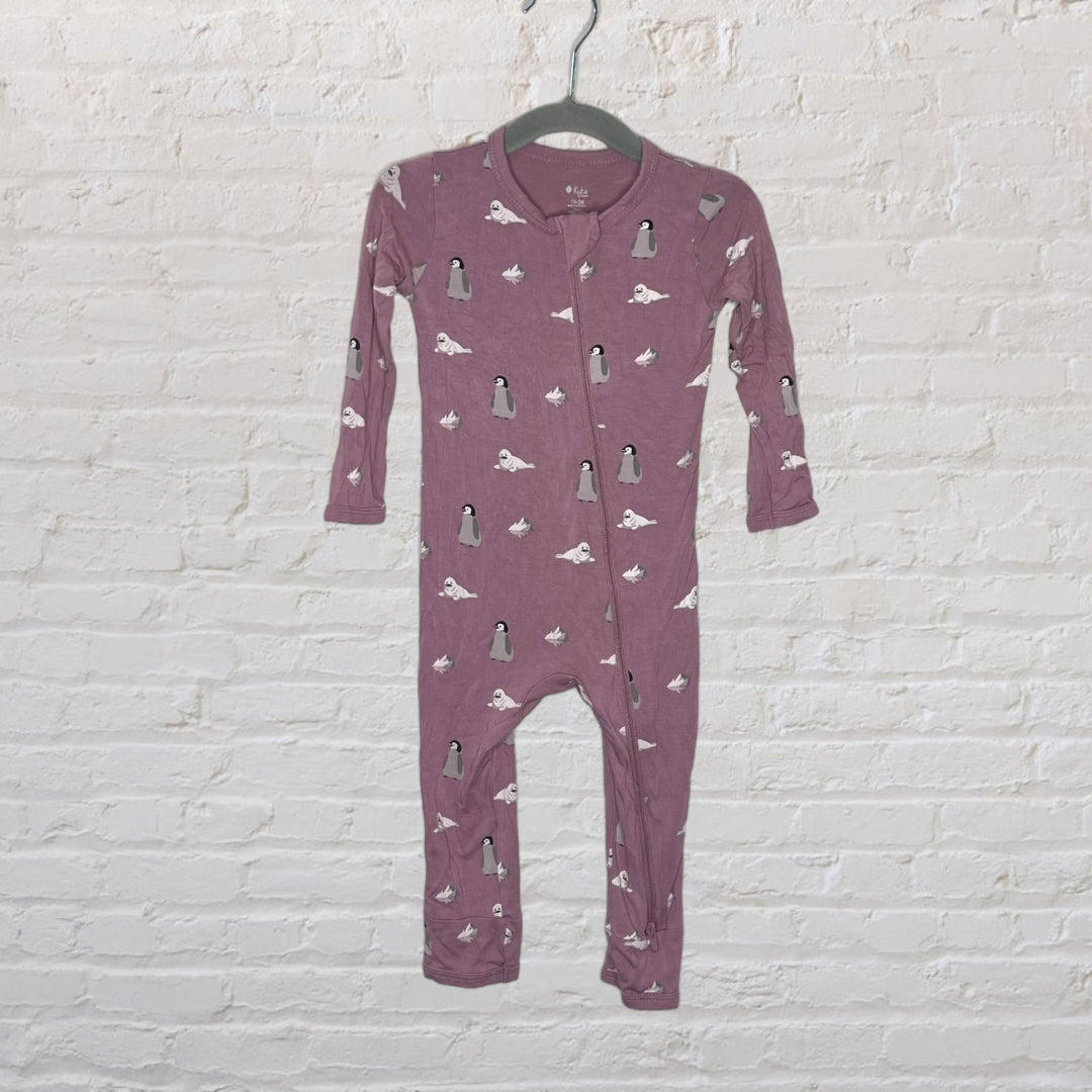 Kyte Baby Mulberry Antarctic Bamboo Romper (18-24)