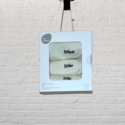 NEW! The Littlest Organic Cotton Milestone Onesie Set (12M)*