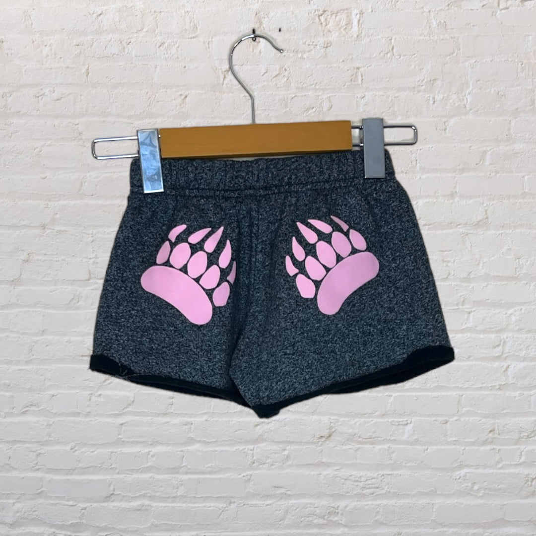 Muskoka Bear Wear Paw Print Shorts (5-6)