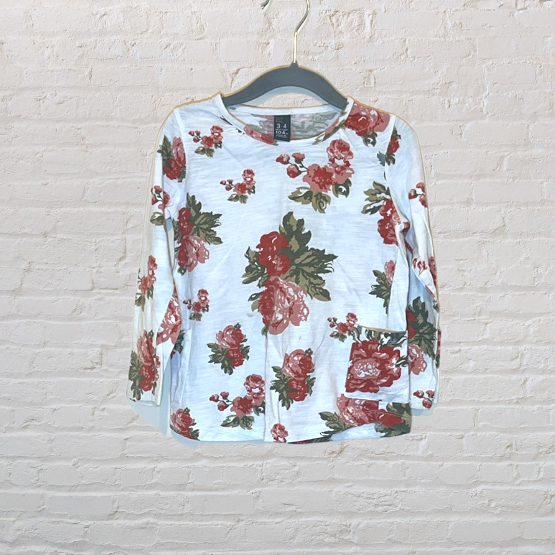 Zara Floral Pocket Long-Sleeve (4T)