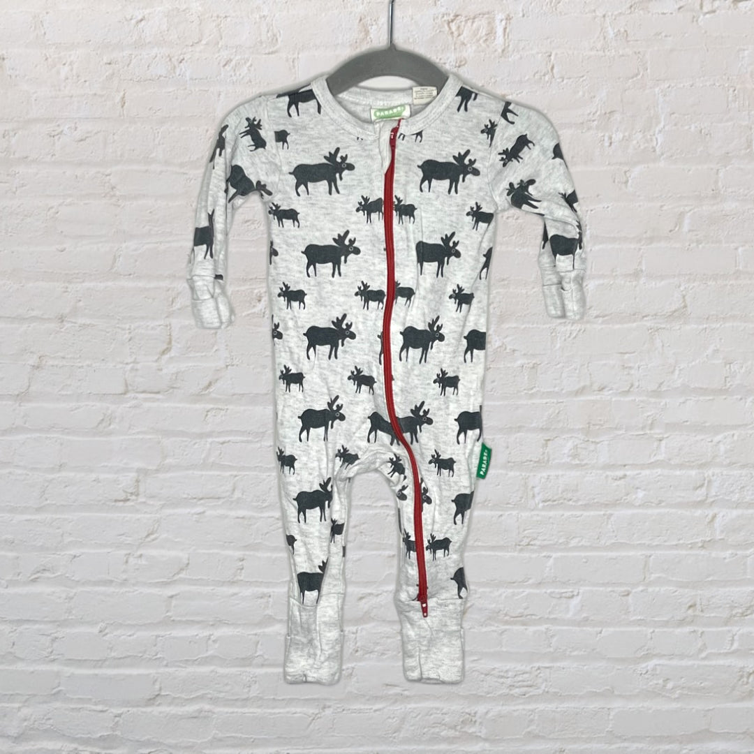 Parade Organics Moose Zip Sleeper (0-3)