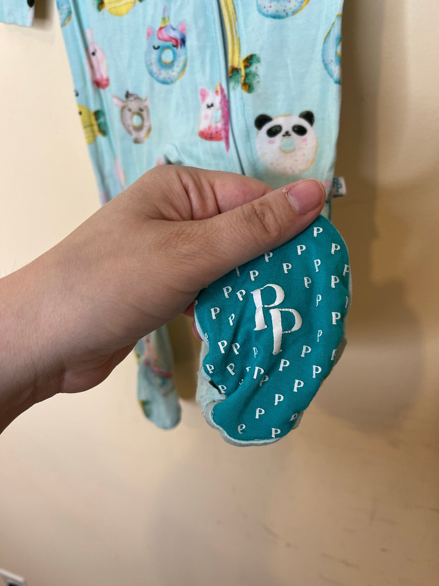 Posh Peanut Bamboo 'Donut' Sleeper (9-12)