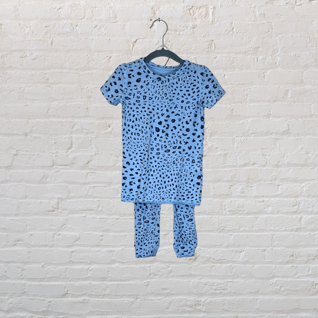 PJ Salvage Knit Leopard Print Lounge Set - 3T