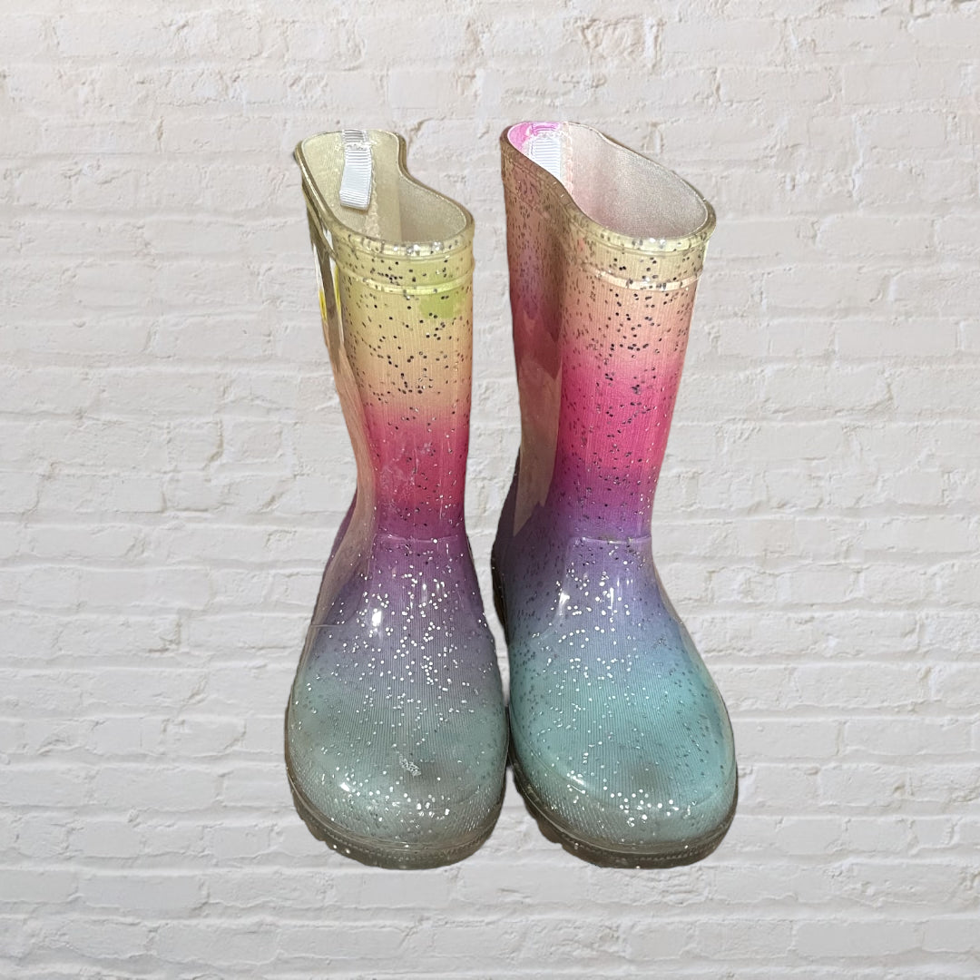 Old Navy Rainbow Glitter Rainboots (10)