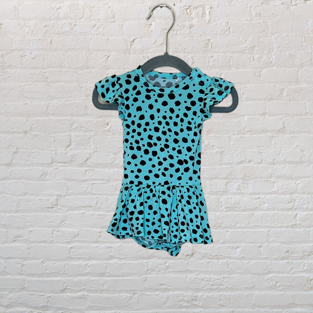 Posh Peanut Bamboo 'Pebbles' Twirl Bodysuit (3-6)